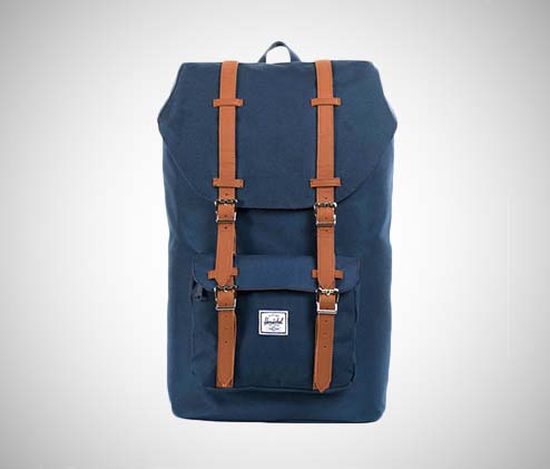 Sac Herschel Little America Backpack de couleur bleu