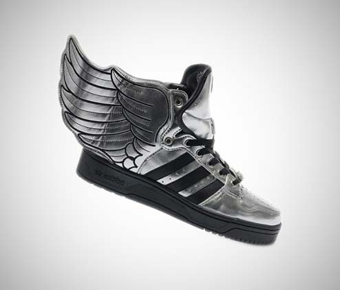 Chaussure Adidas by Jeremy Scott Ailes 20 argent metalique